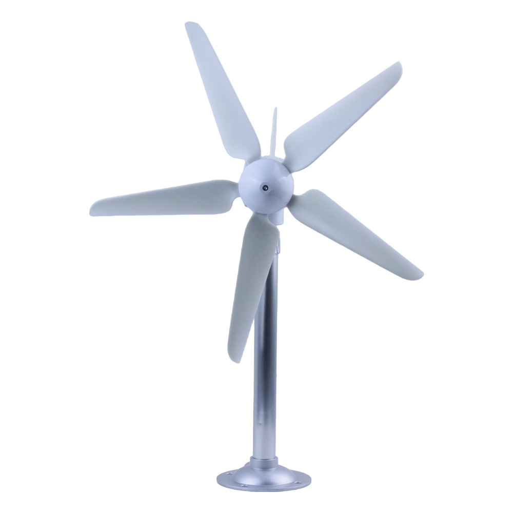 50W 5 Blades Micro Wind Turbin - مراجعة Wind Solar Hybrid Kit وسعره