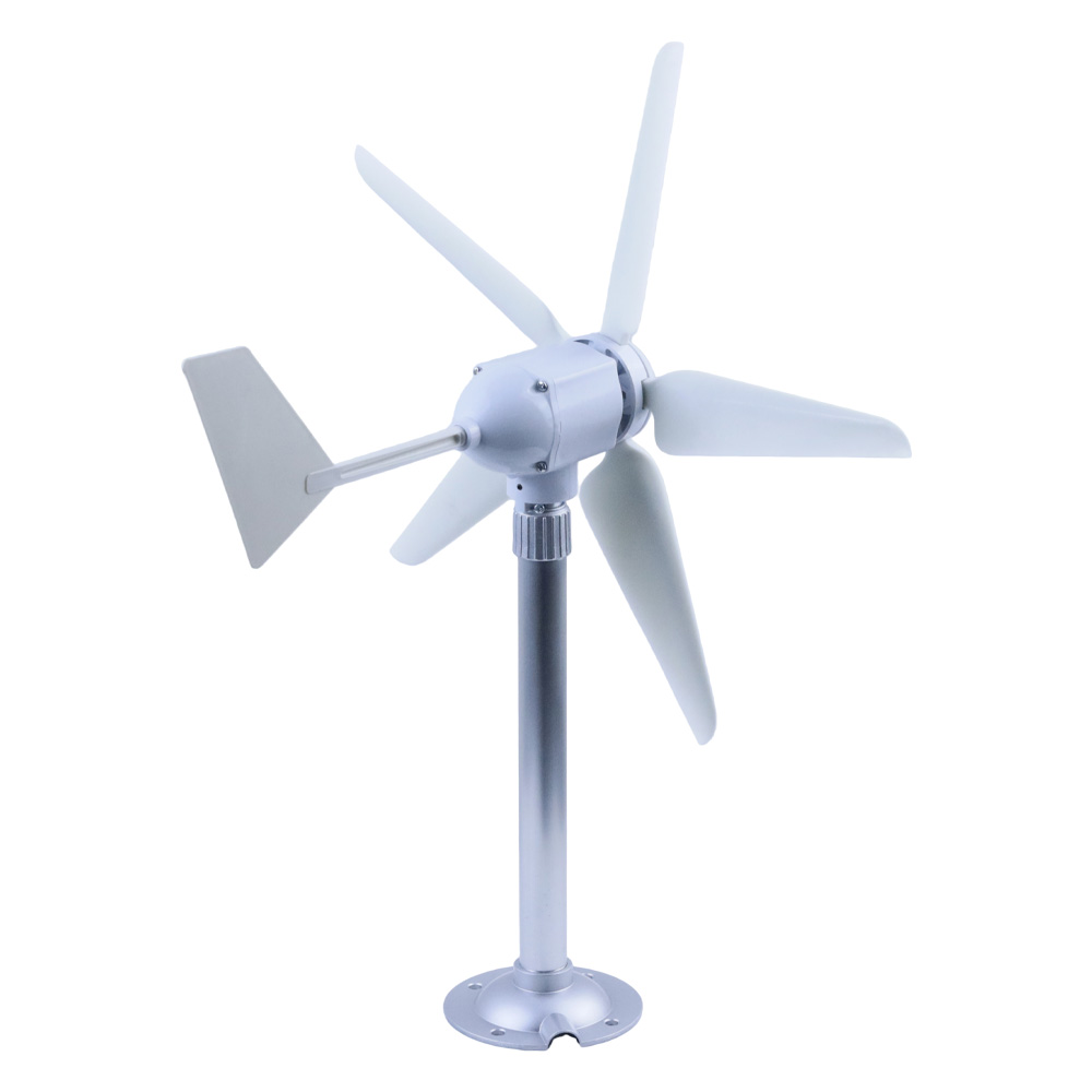 50W 5 Blades Micro Wind Turbin - مراجعة Wind Solar Hybrid Kit وسعره