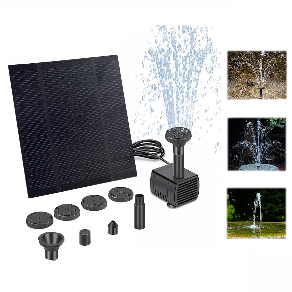 Solar Panel Powered Water Feat - مراجعة Solar Pool Pump Kit وسعره