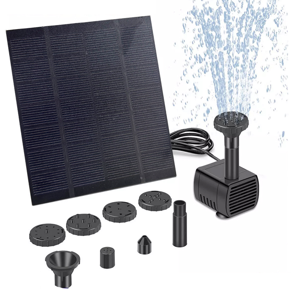 Solar Panel Powered Water Feat - مراجعة Solar Pool Pump Kit وسعره