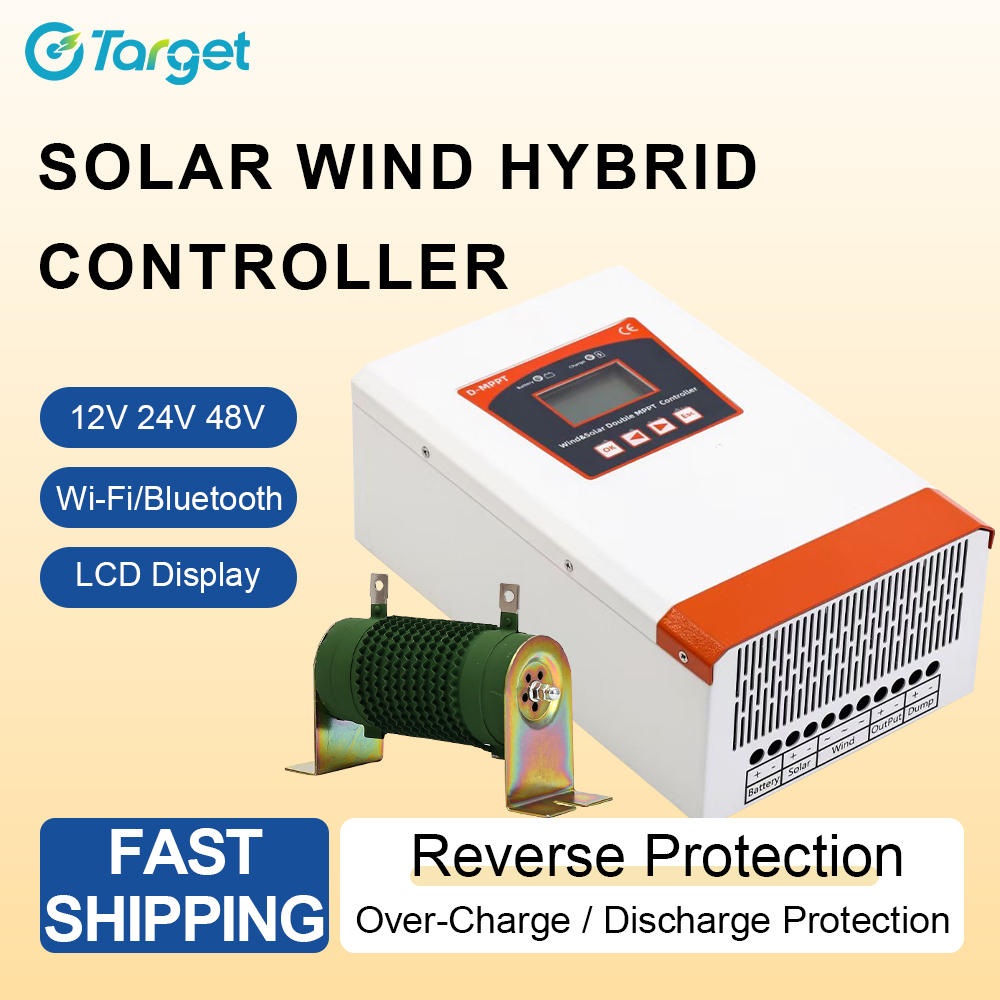 12V 24V 48V 5KW 8KW 10KW 15KW  - مراجعة Wind Solar Hybrid Kit وسعره