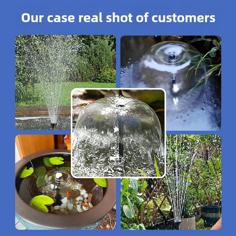 110V 220V Fish pond fountain p - مراجعة Solar Pool Pump Kit وسعره