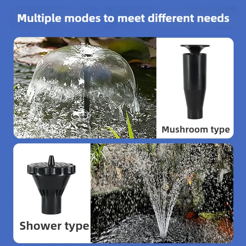 110V 220V Fish pond fountain p - مراجعة Solar Pool Pump Kit وسعره