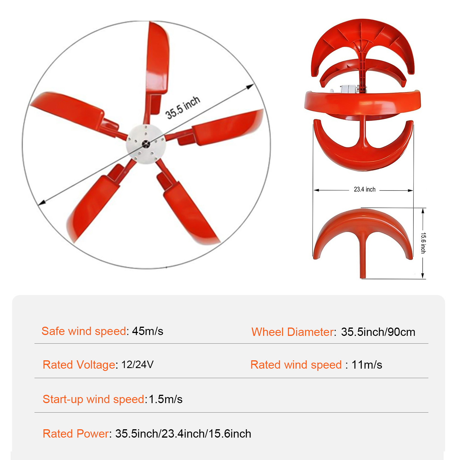 400W Vertical Axis Wind Turbin - مراجعة Wind Solar Hybrid Kit وسعره