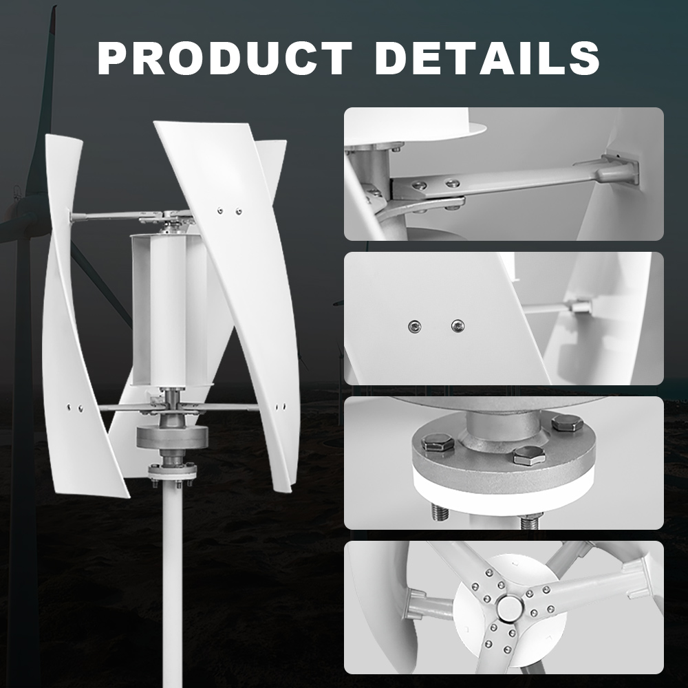 2000W 2KW Vertical Axis Wind T - مراجعة Wind Solar Hybrid Kit وسعره