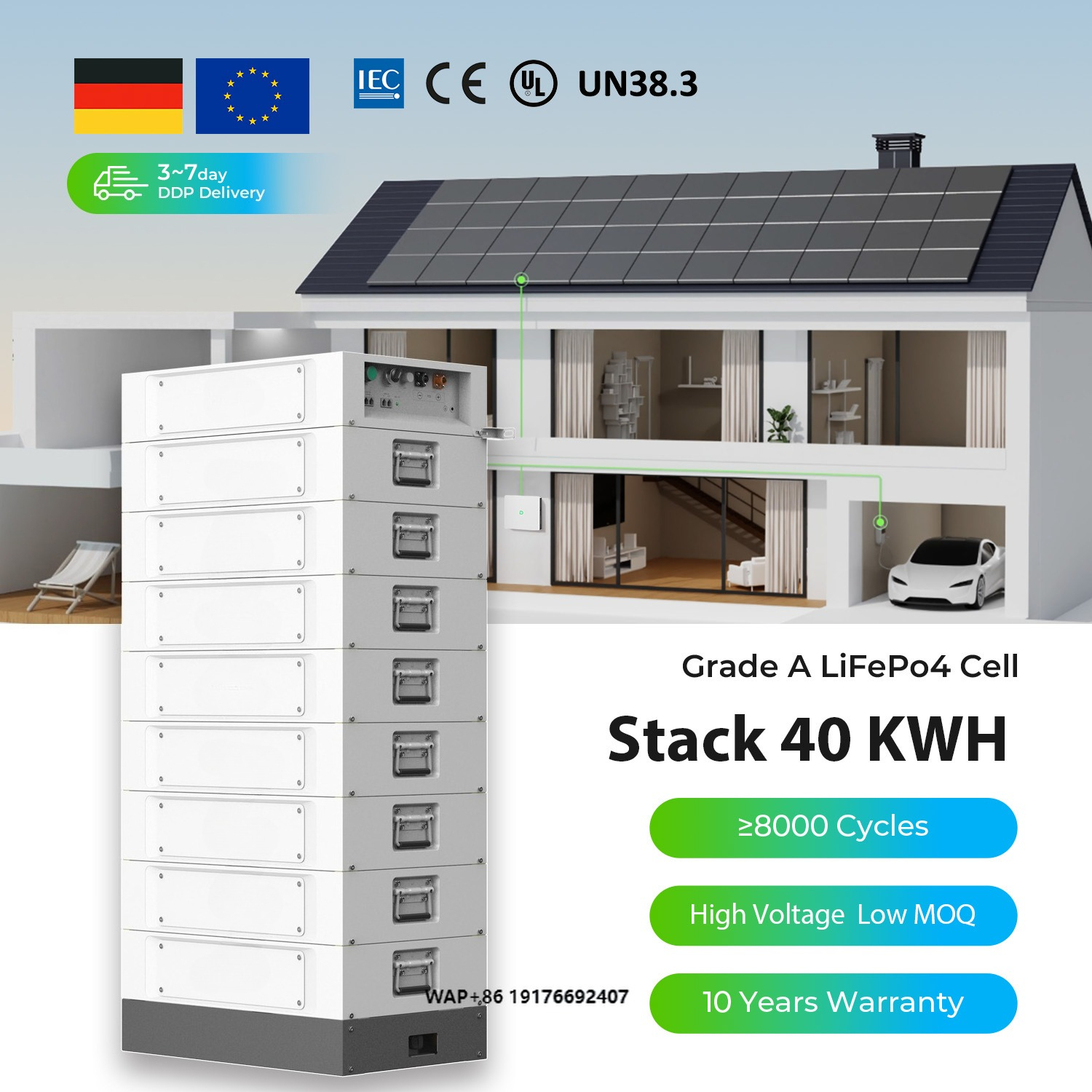 Dyness Stack 100 51.2v 100ah B - مراجعة Lifepo4 Battery Pack وسعره