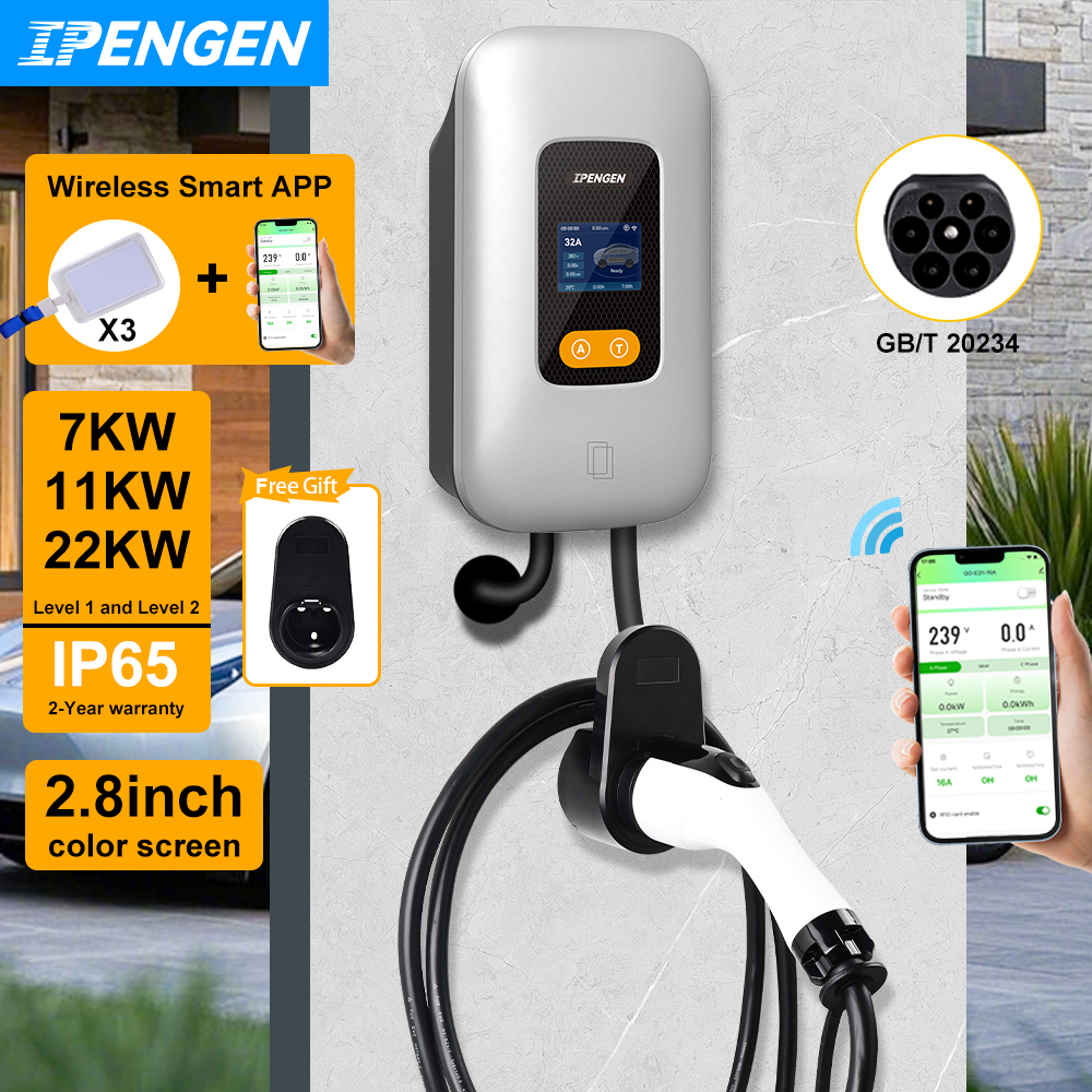 IPENGEN EV Charging Station GB - مراجعة Ev Charger Wallbox وسعره