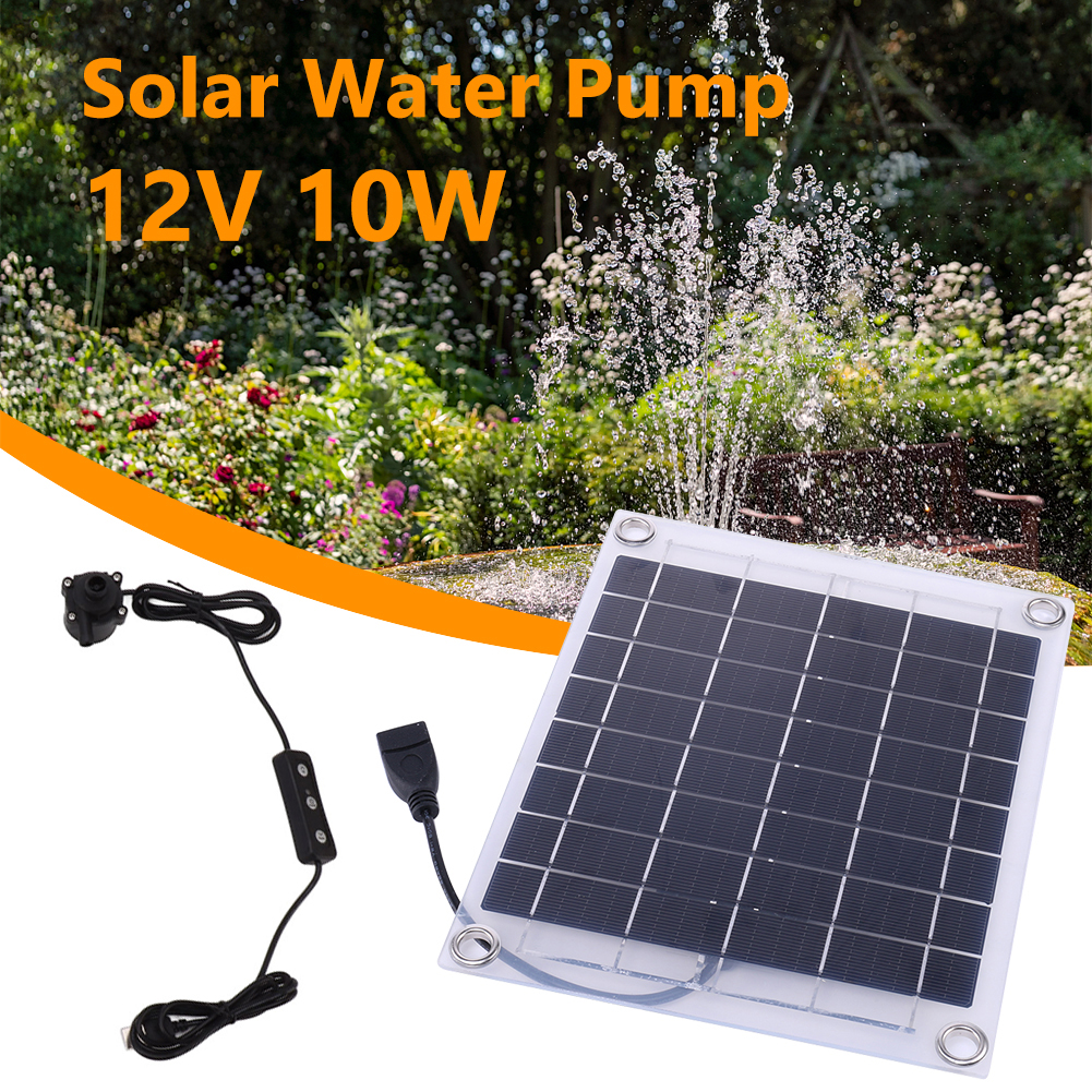 12V 10W Solar Water Pump Water - مراجعة Solar Pool Pump Kit وسعره
