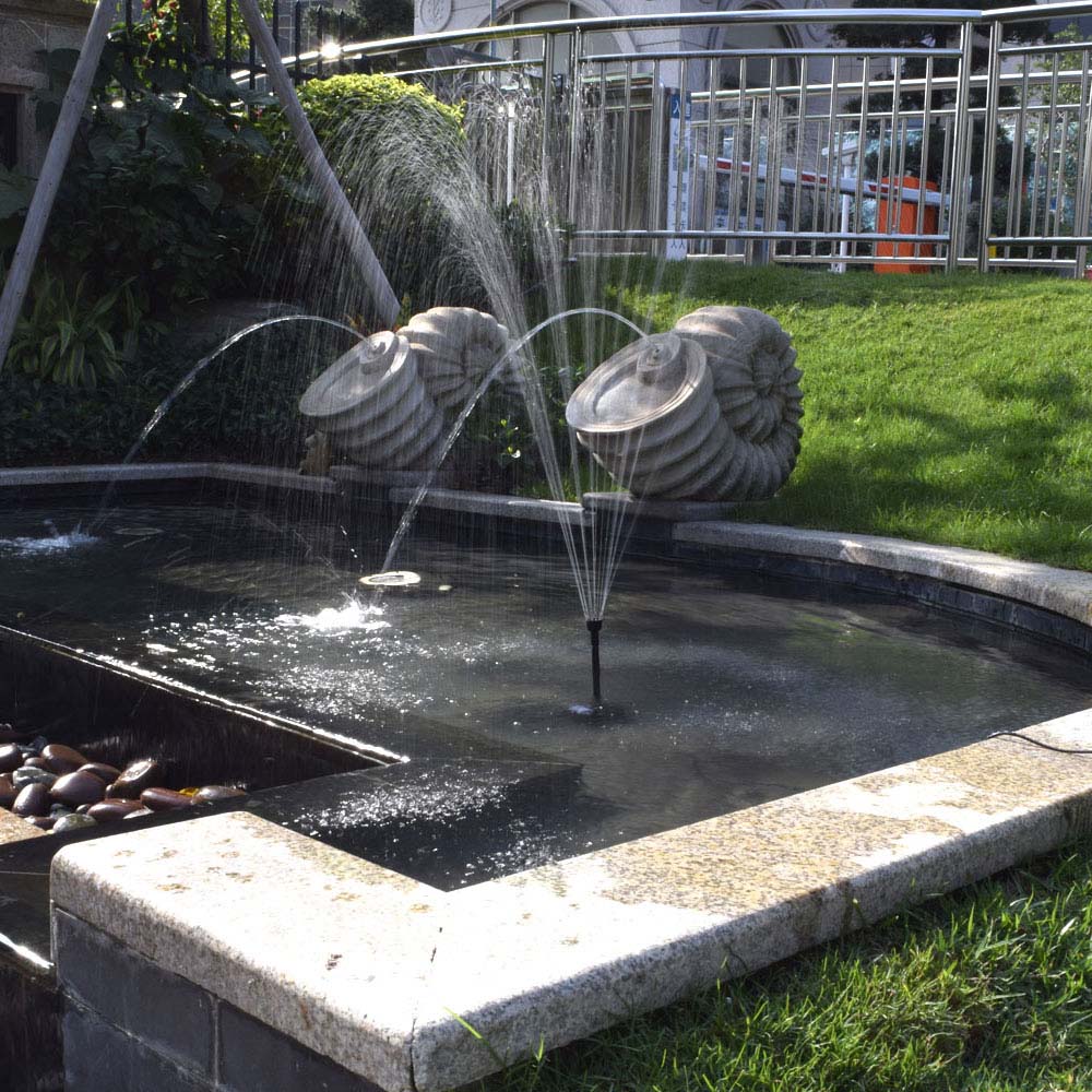 High-power Solar Landscape Fou - مراجعة Solar Pool Pump Kit وسعره