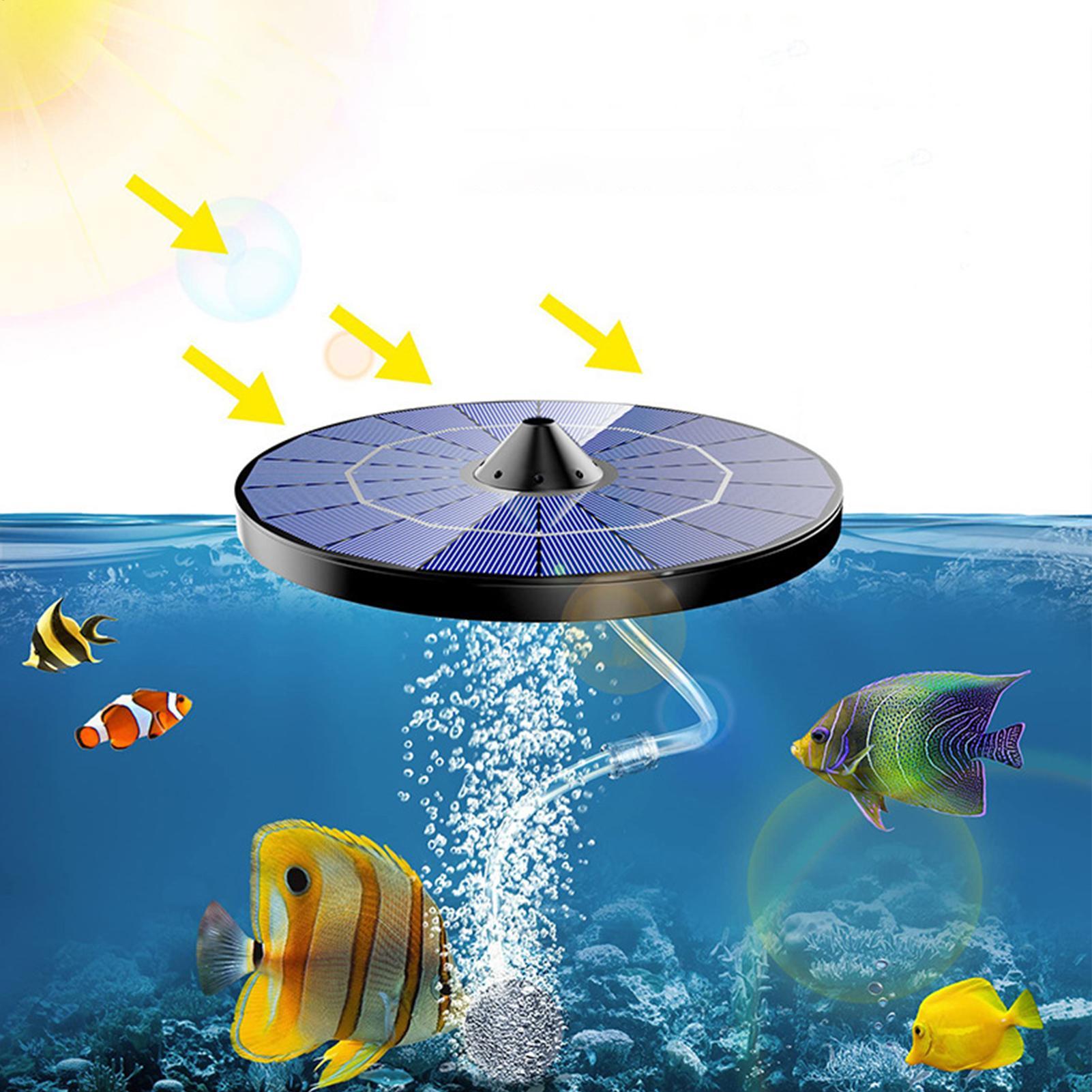 Solar-powered pond aerator pum - مراجعة Solar Pool Pump Kit وسعره