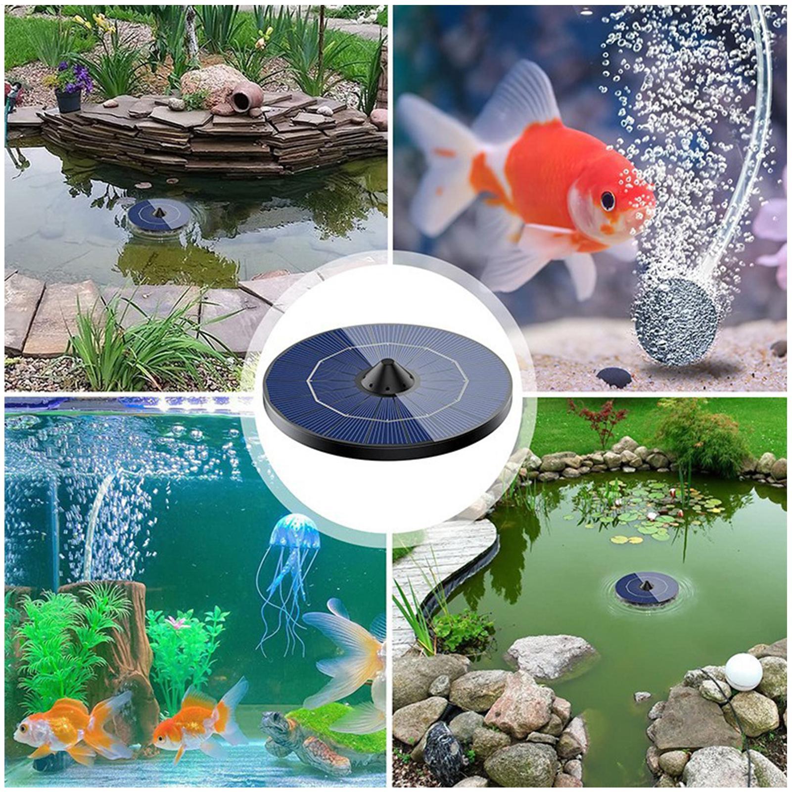 Solar-powered pond aerator pum - مراجعة Solar Pool Pump Kit وسعره