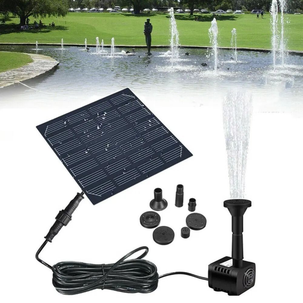 1.4W Mini Solar Fountain Pump  - مراجعة Solar Pool Pump Kit وسعره