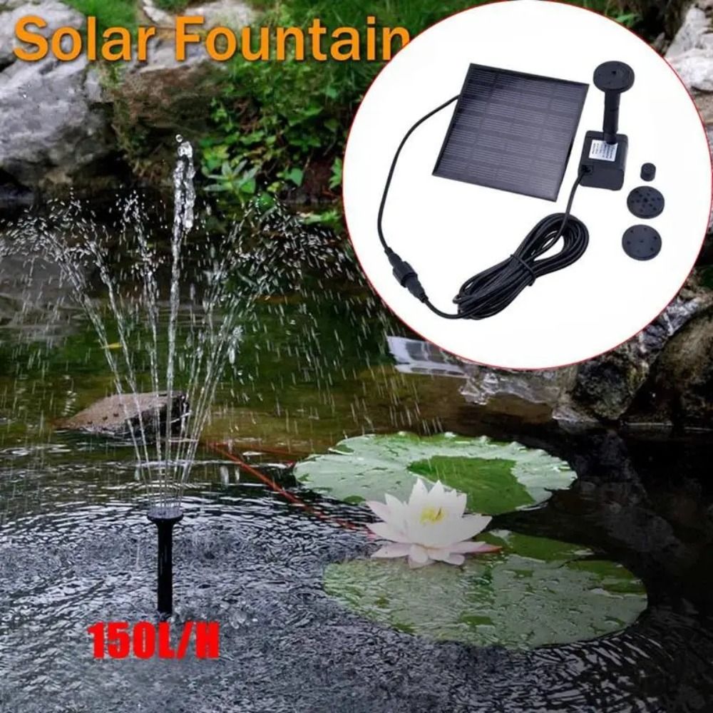 1.4W Mini Solar Fountain Pump  - مراجعة Solar Pool Pump Kit وسعره
