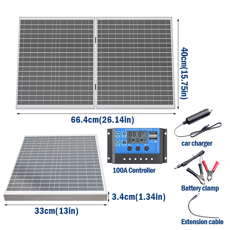 1000W Solar Panel Foldable Des - مراجعة Solar Pool Pump Kit وسعره