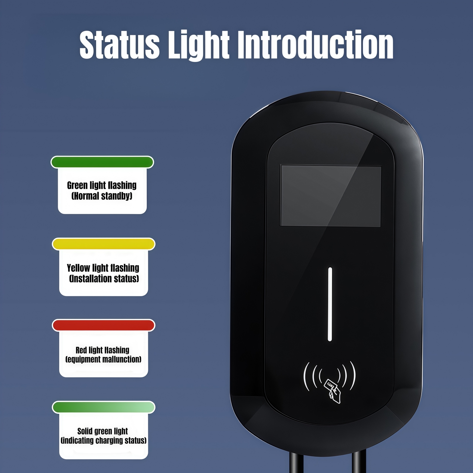 Type1 EV Charging Station 32A  - مراجعة Ev Charger Wallbox وسعره
