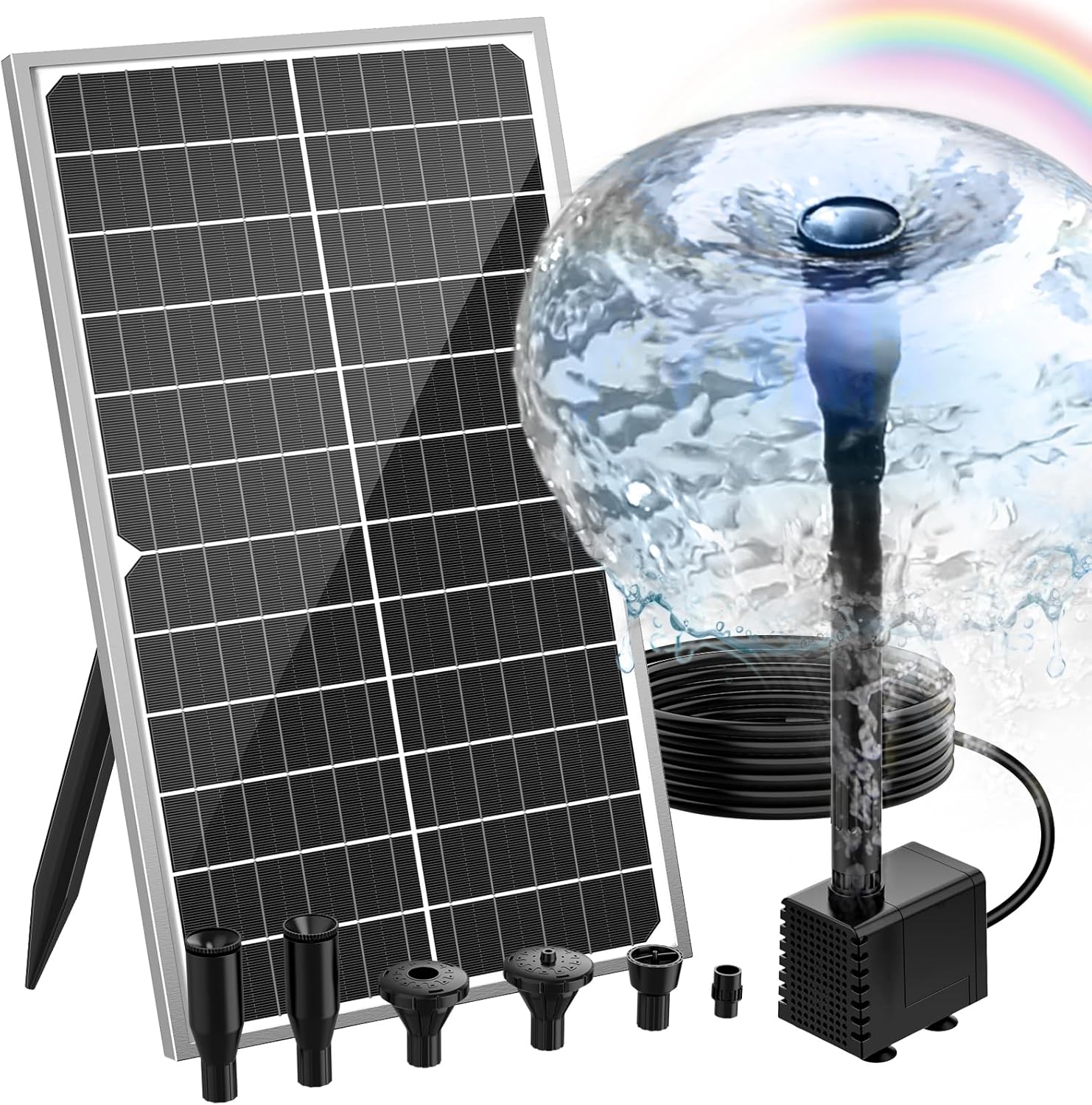 15W Solar Water Pump Kit for B - مراجعة Solar Pool Pump Kit وسعره