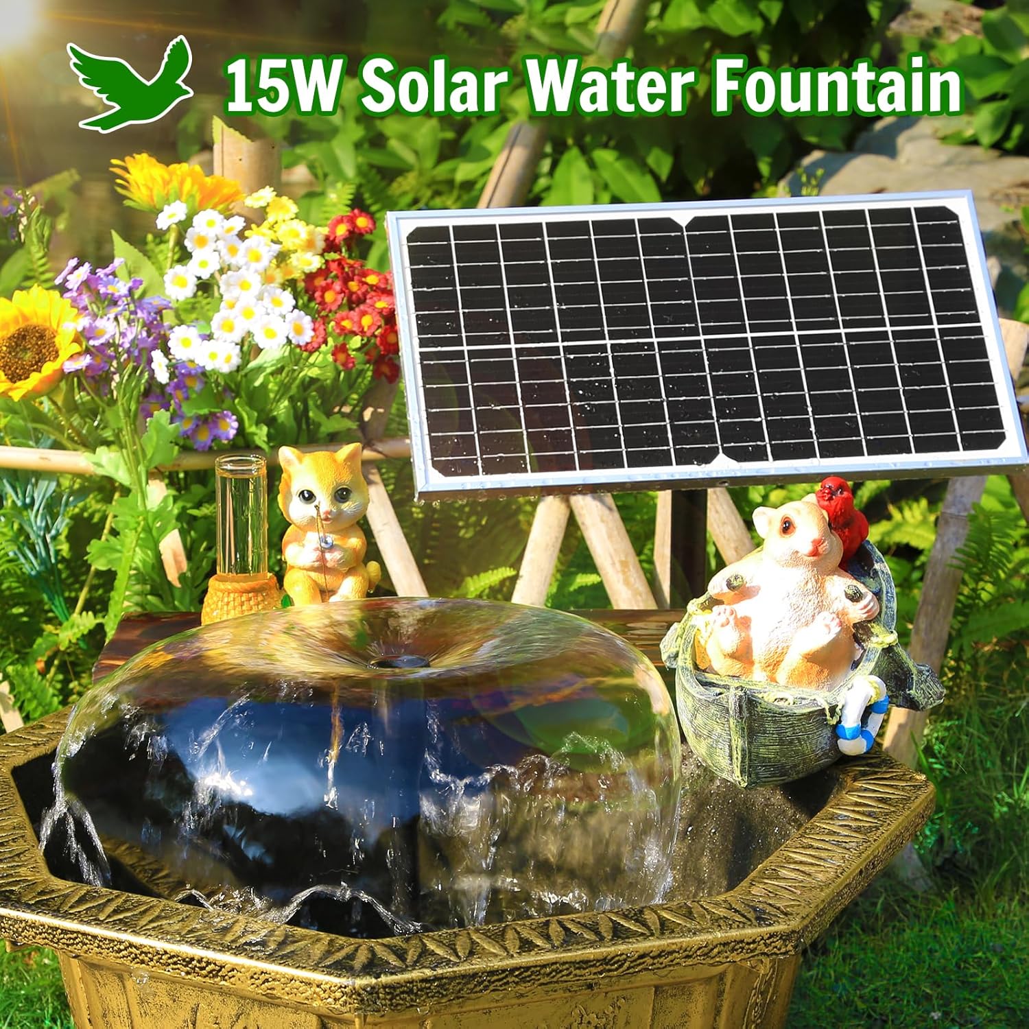15W Solar Water Pump Kit for B - مراجعة Solar Pool Pump Kit وسعره