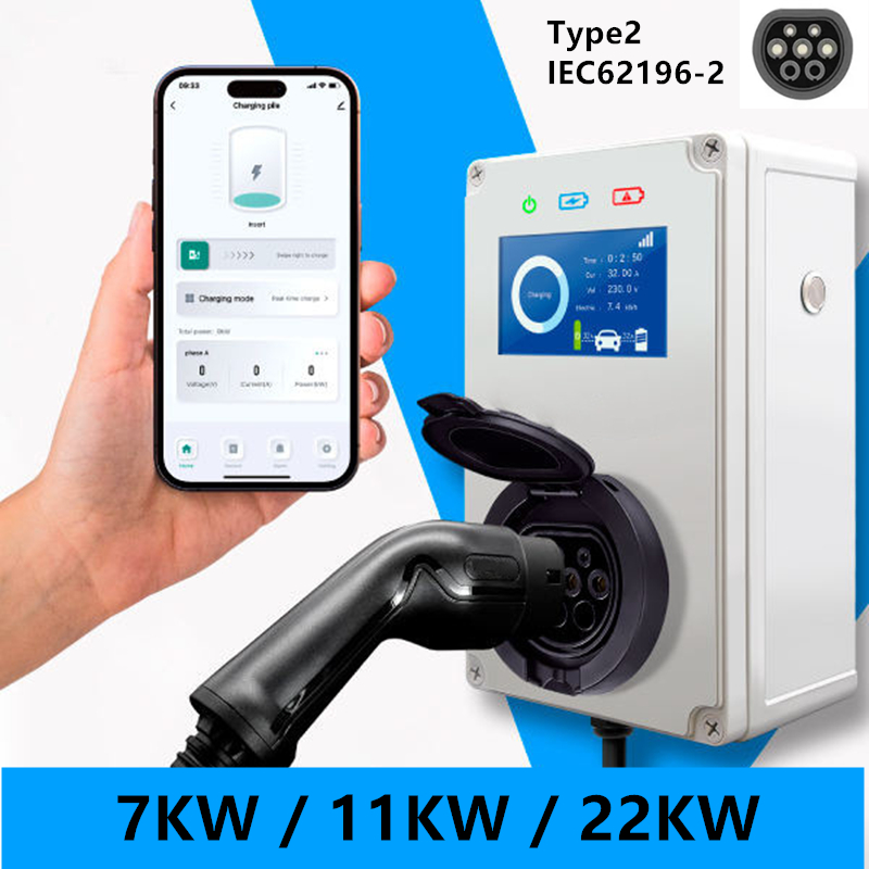 Type 2 EV Charger 32A 7KW Char - مراجعة Ev Charger Wallbox وسعره