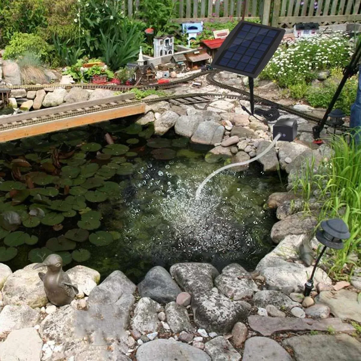 Solar Powered Oxygenator Oxyge - مراجعة Solar Pool Pump Kit وسعره