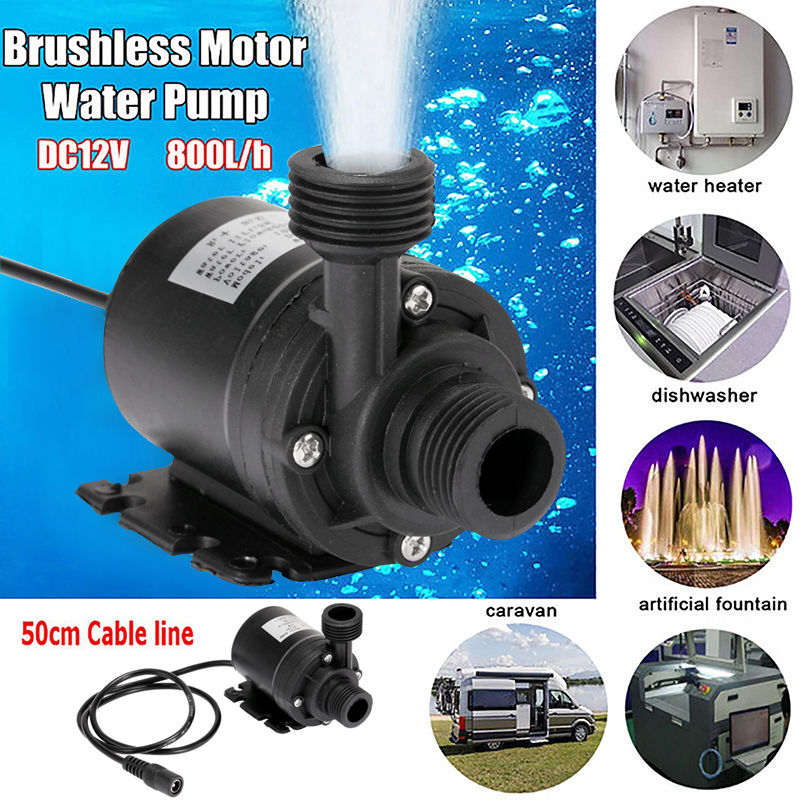 50W 12V Low Noise Brushless Pu - مراجعة Solar Pool Pump Kit وسعره