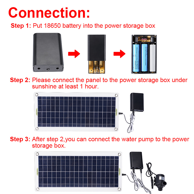 50W 12V Low Noise Brushless Pu - مراجعة Solar Pool Pump Kit وسعره