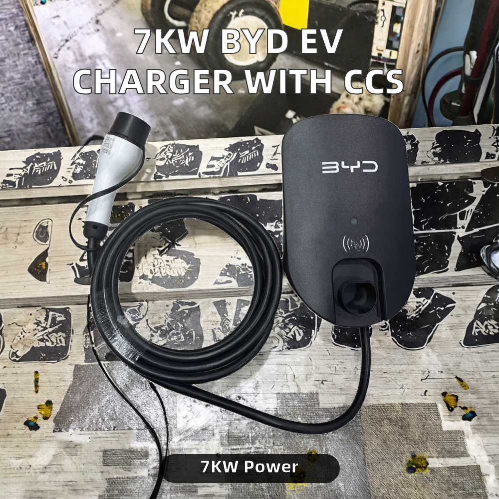 2026BYD 7KW 32A GB  Interface  - مراجعة Ev Charger Wallbox وسعره