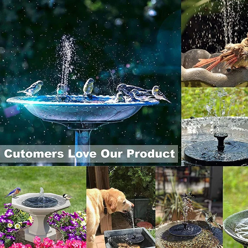 Mini Solar Water Fountain - So - مراجعة Solar Pool Pump Kit وسعره