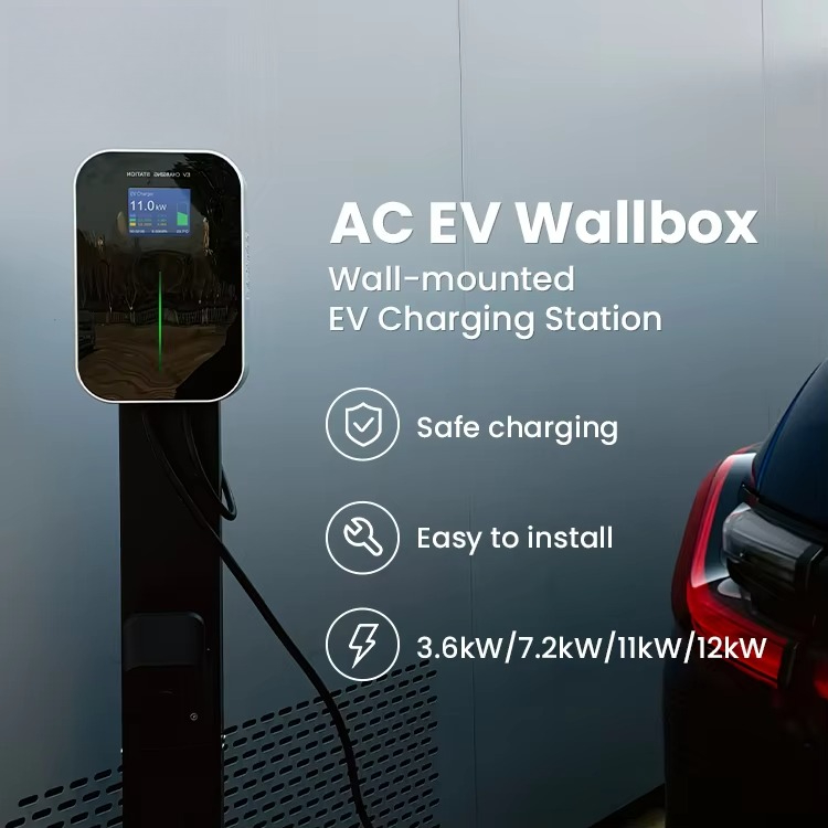 OEM Mode 3 16A 3 Phase 11KW Ch - مراجعة Ev Charger Wallbox وسعره