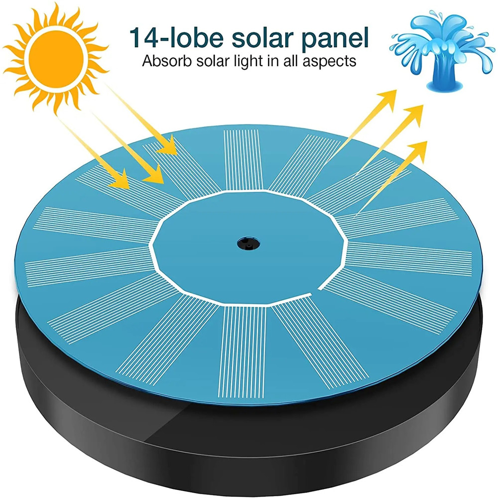 13cm Floating Solar Panel Sola - مراجعة Solar Pool Pump Kit وسعره