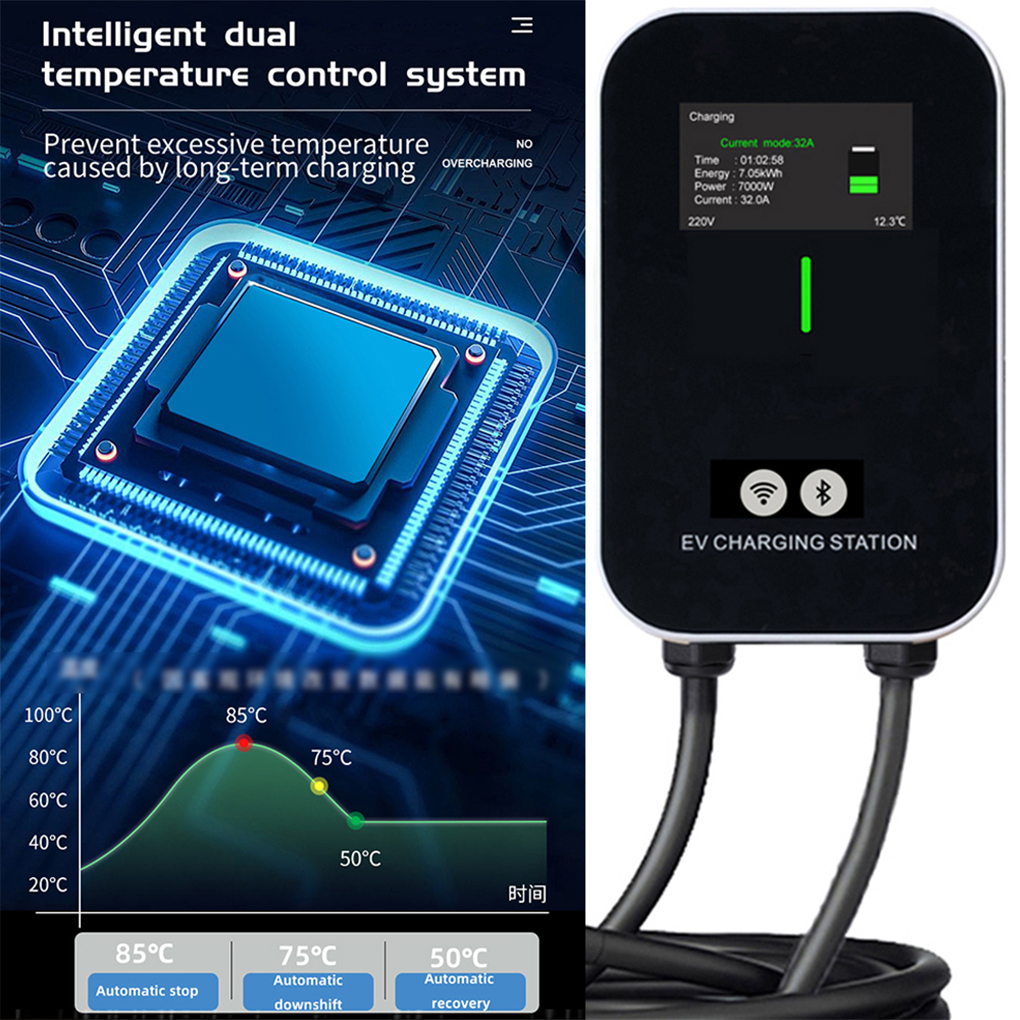 TYPE-2 Wallbox EV Charger 7KW  - مراجعة Ev Charger Wallbox وسعره