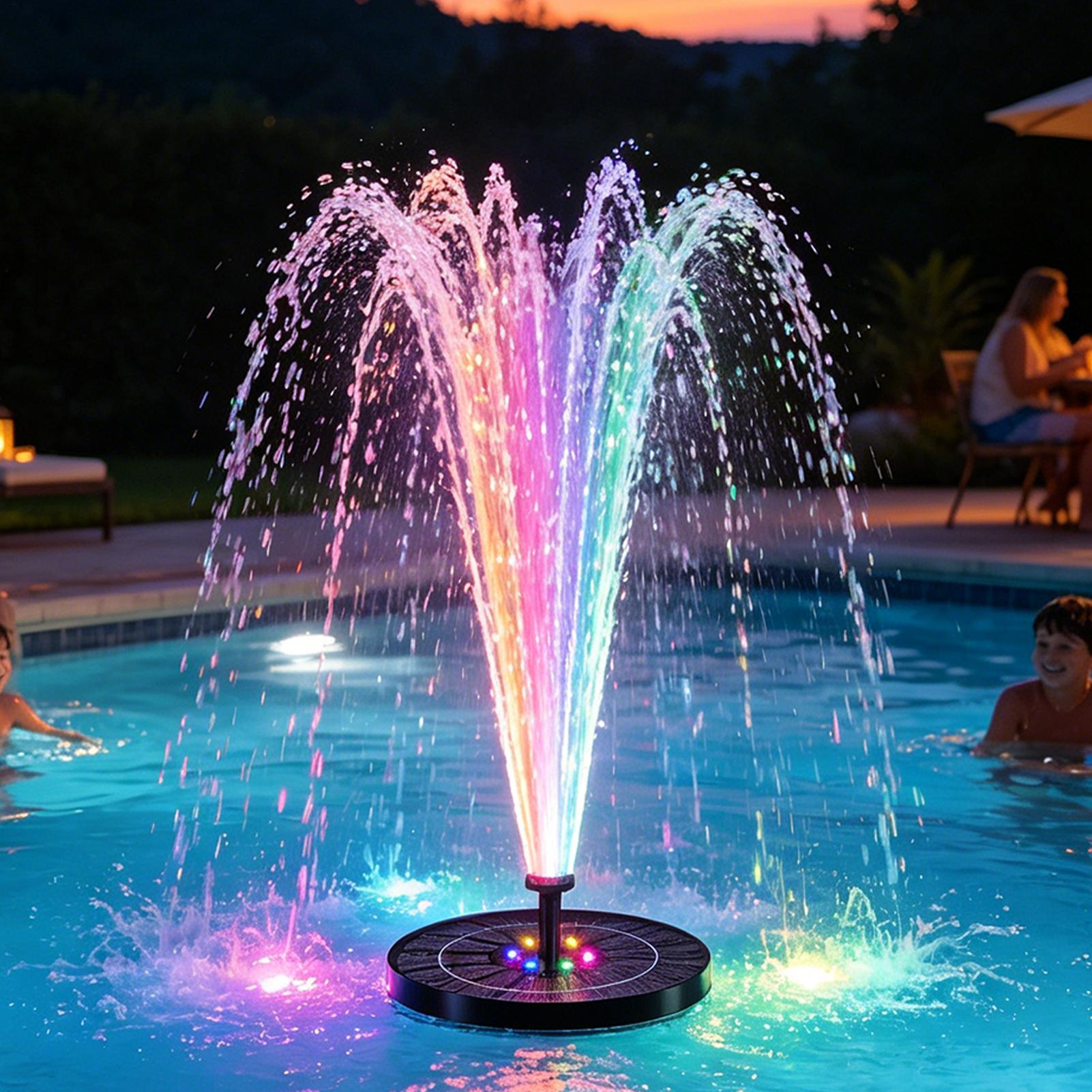 Floating Solar Bird Bath Fount - مراجعة Solar Pool Pump Kit وسعره
