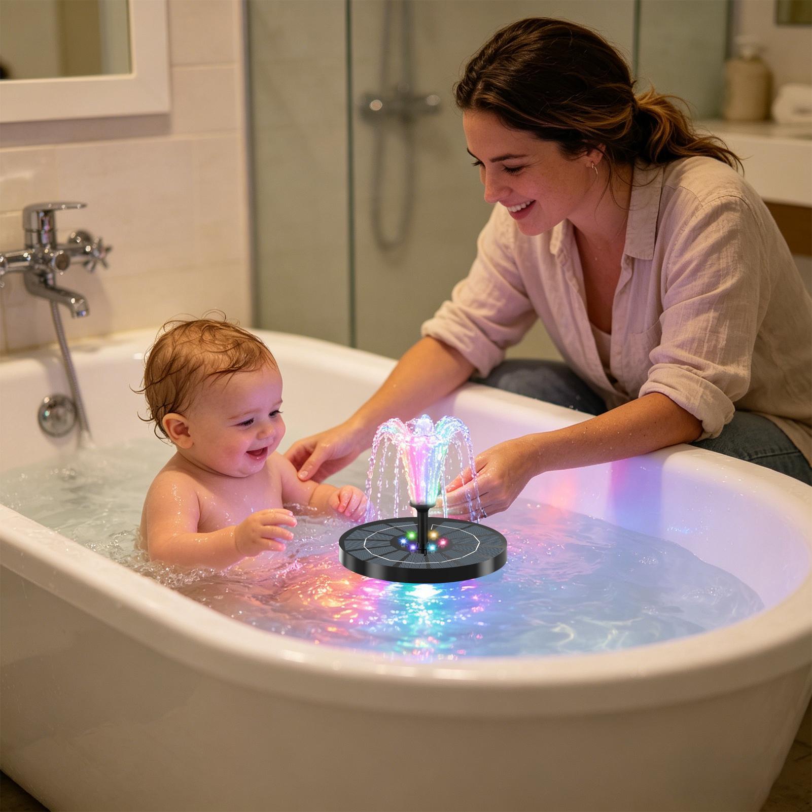 Floating Solar Bird Bath Fount - مراجعة Solar Pool Pump Kit وسعره