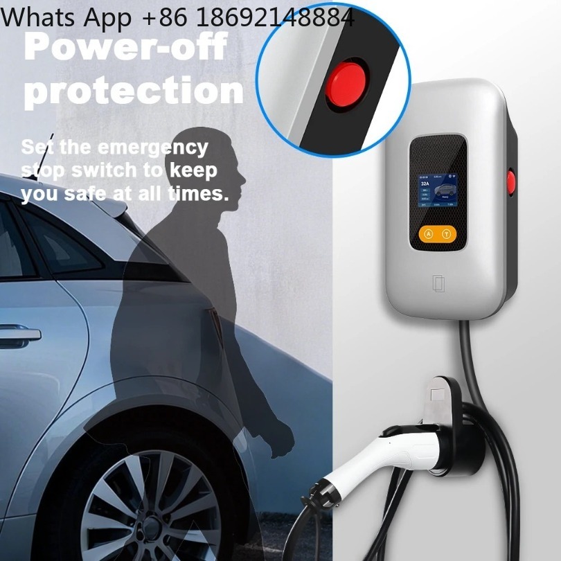 32A EV Charging Station GBT 22 - مراجعة Ev Charger Wallbox وسعره