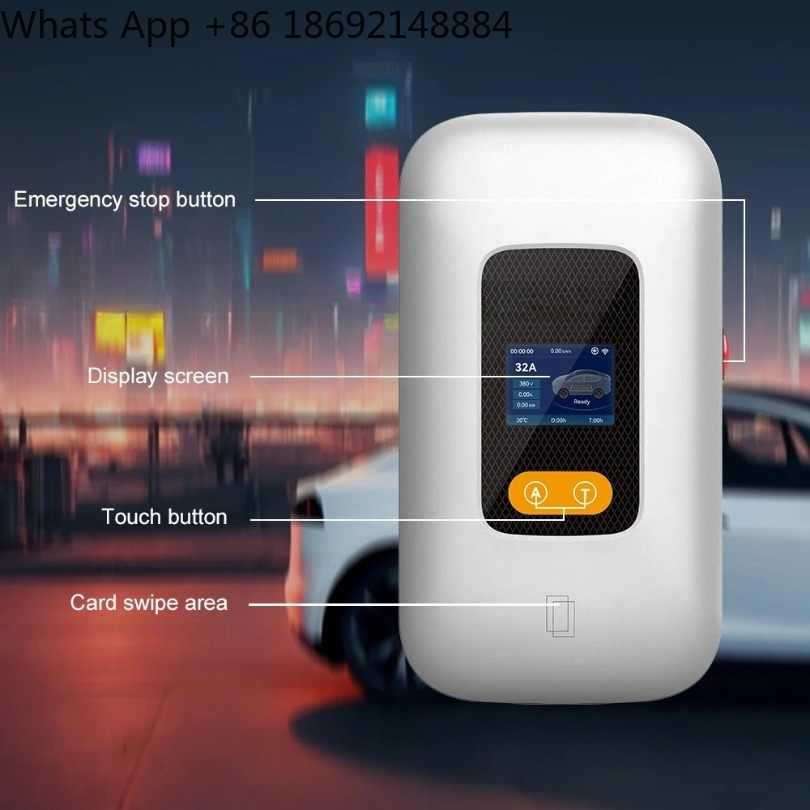 32A EV Charging Station GBT 22 - مراجعة Ev Charger Wallbox وسعره
