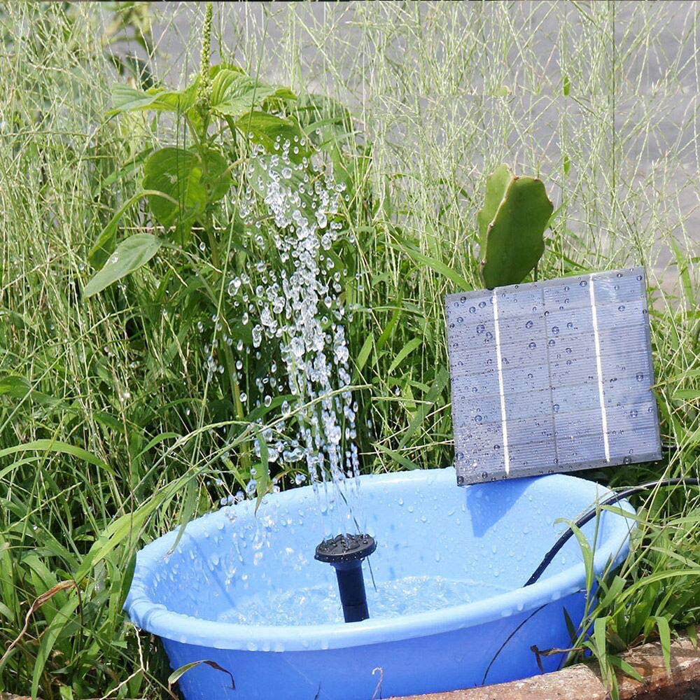 Mini Solar Fountain Pump Water - مراجعة Solar Pool Pump Kit وسعره