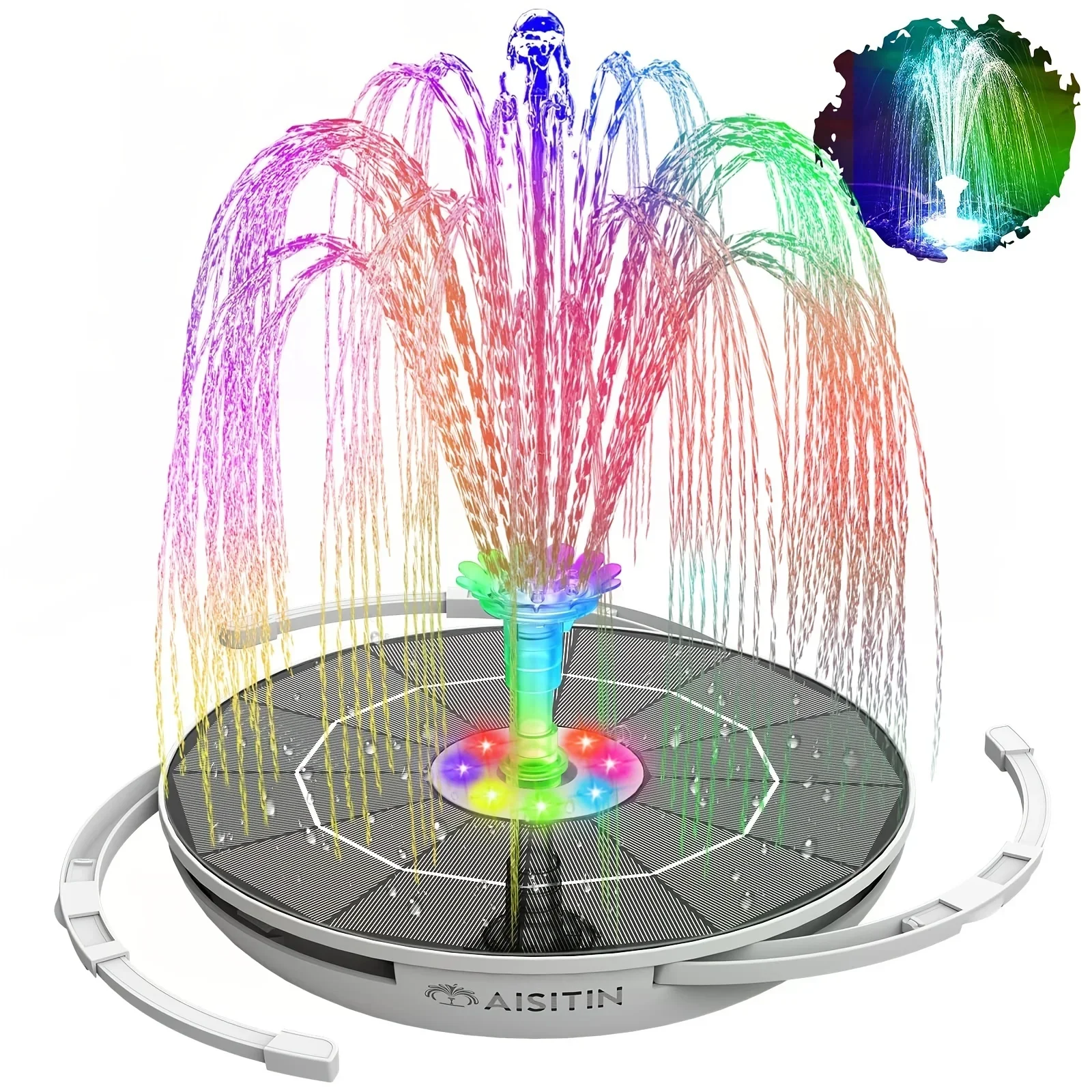 6.5W LED Solar Fountain Pump w - مراجعة Solar Pool Pump Kit وسعره