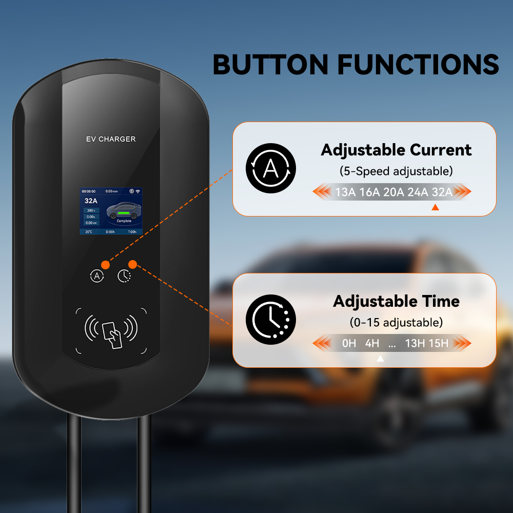 IPENGEN 32A/40A/50A EV Chargin - مراجعة Ev Charger Wallbox وسعره