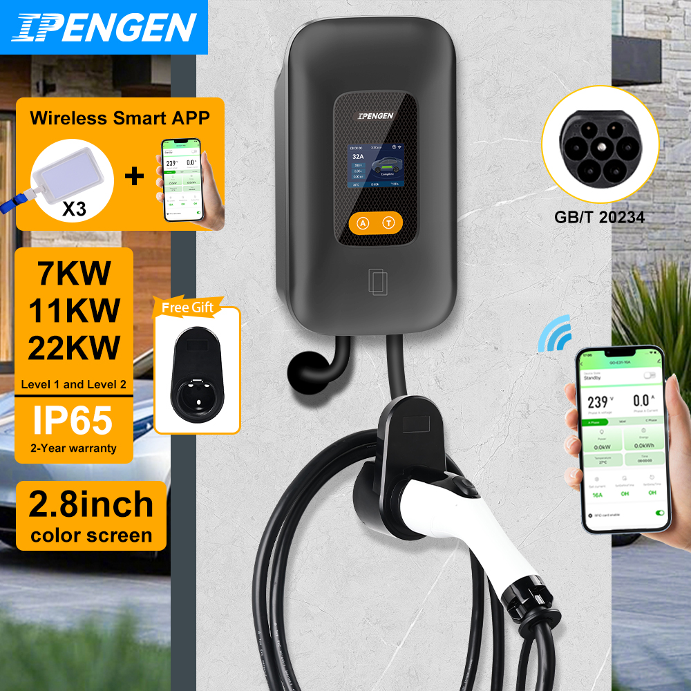 IPENGEN EV Charging Station GB - مراجعة Ev Charger Wallbox وسعره